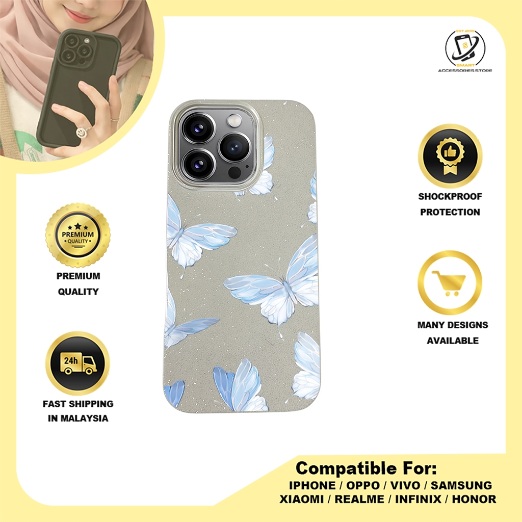 BLING CASE PHONE FOR IPHONE - DESIGN BUTTERFLY B