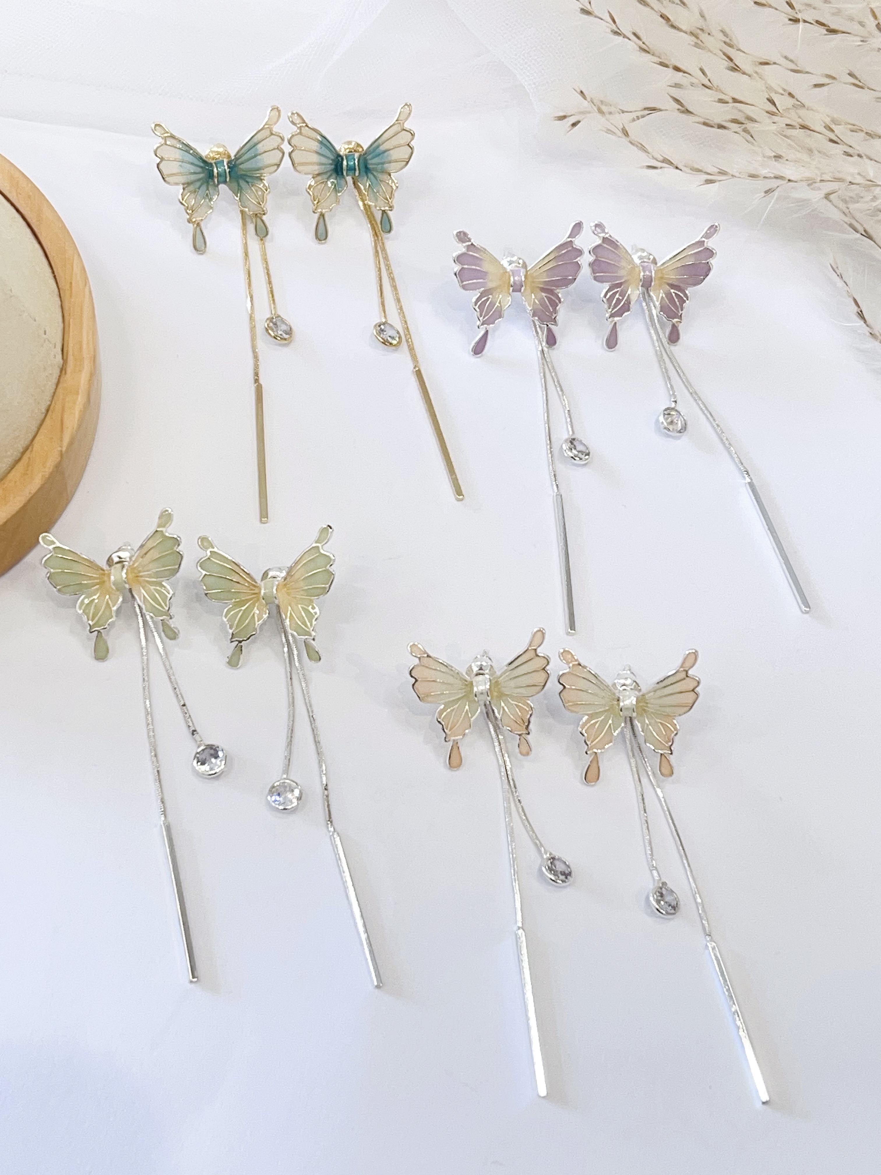 蝴蝶系列🦋两戴式长流苏耳环