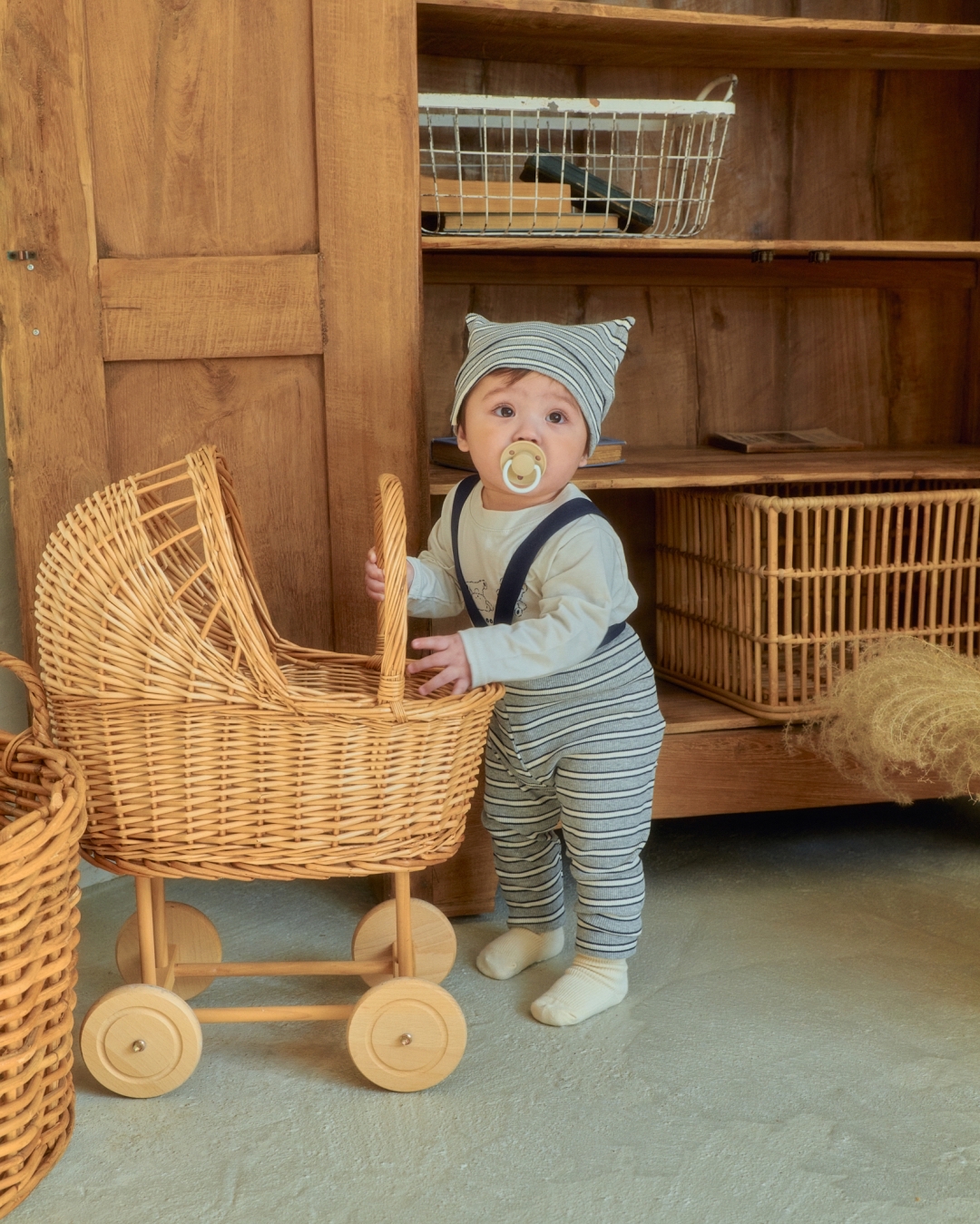 🇰🇷Oottbebe suspender leggings