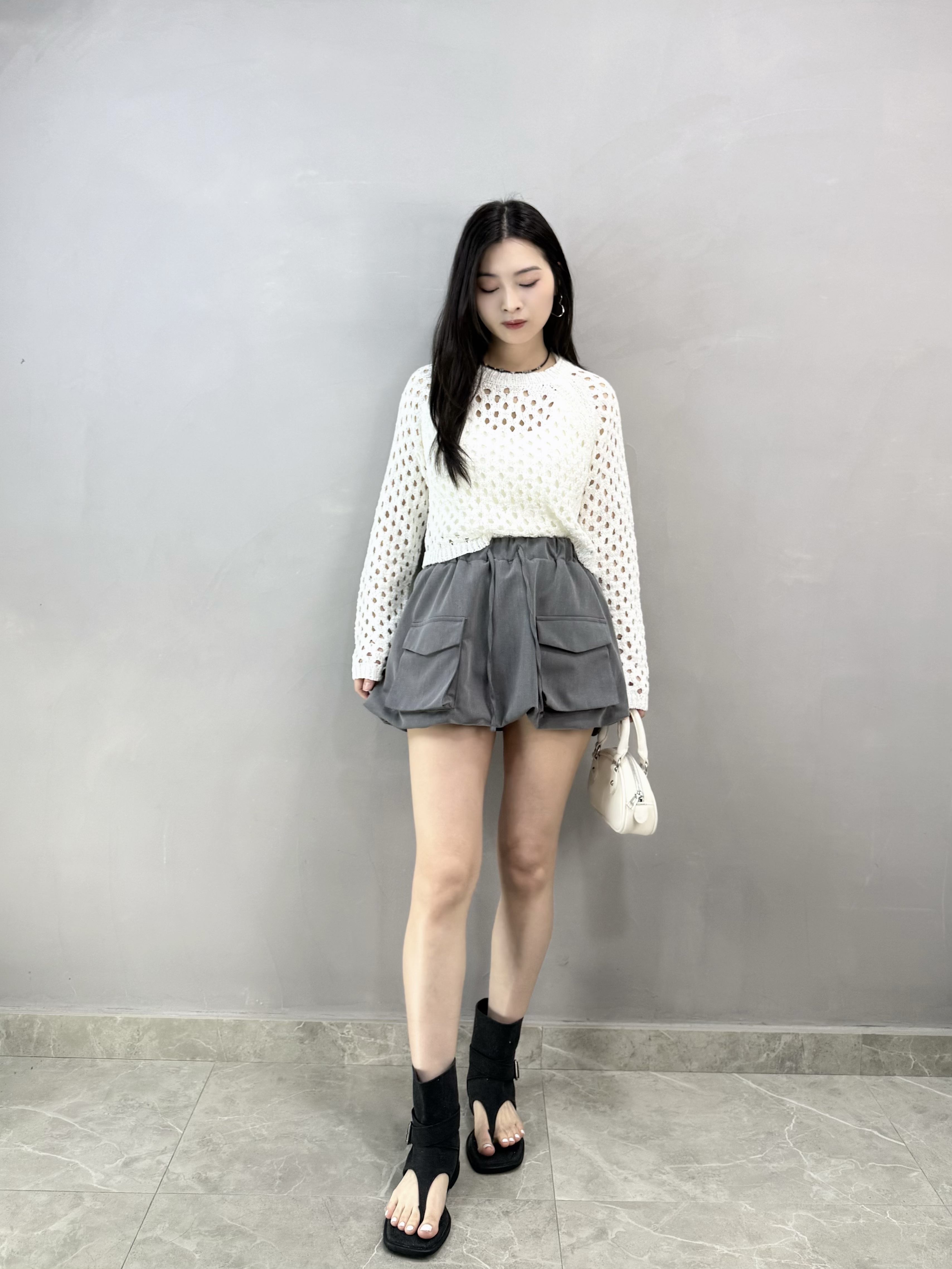 J63 露背通窿線Top