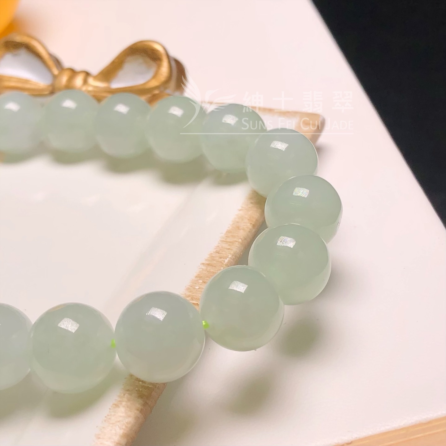 會卡蘋果甜綠手串10.7mm CA00419