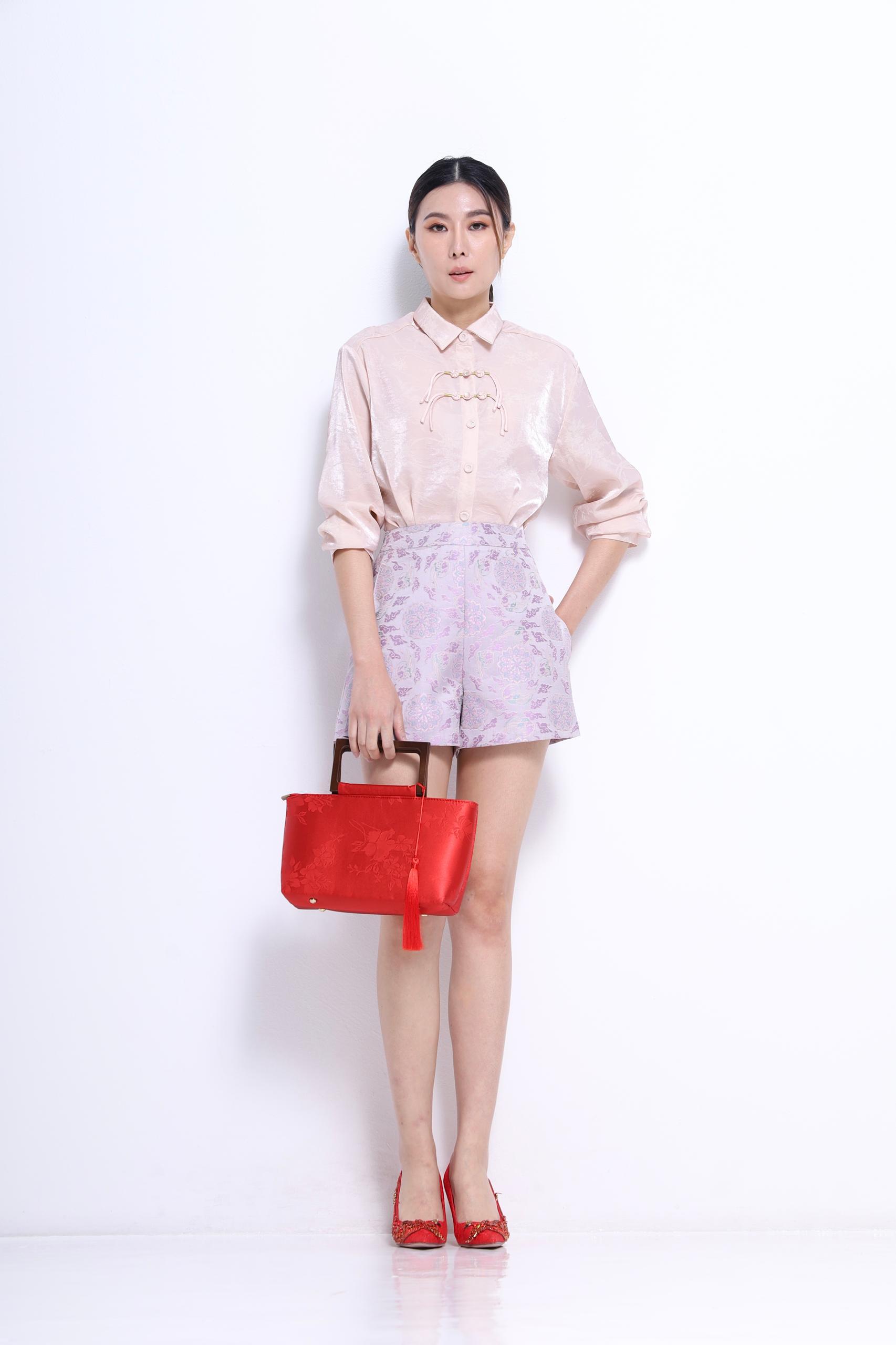 独家长袖旗袍上衣 2658