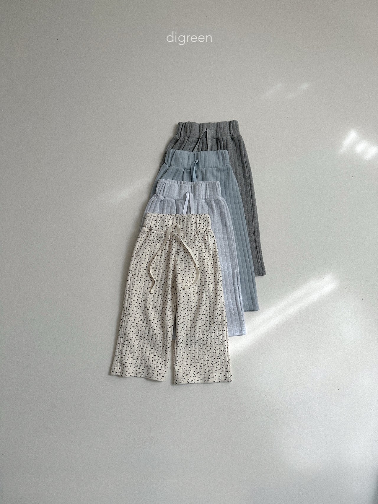 Digreen | soft pants (White melange XL115-120)