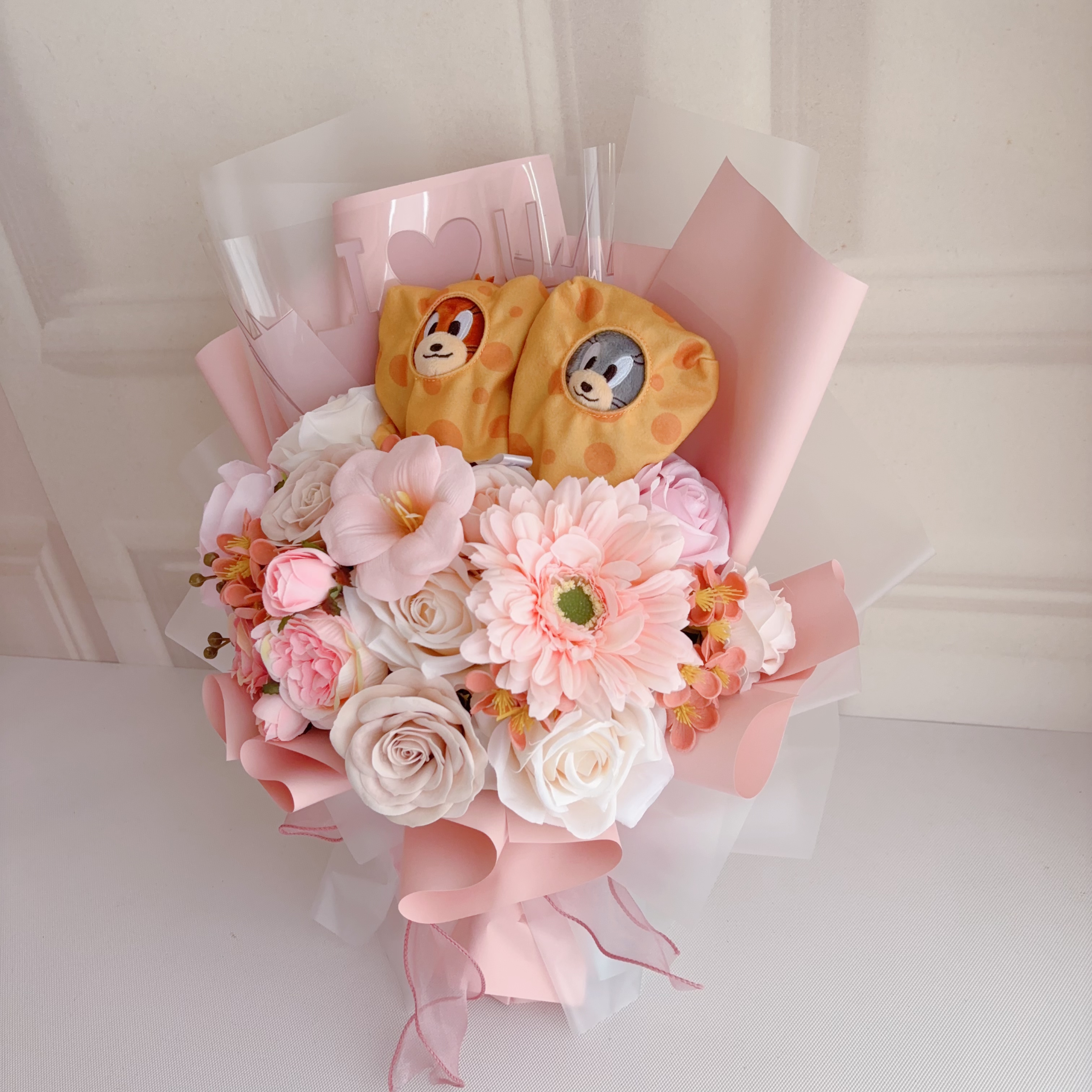 (現貨)Tom & Jerry公仔花束