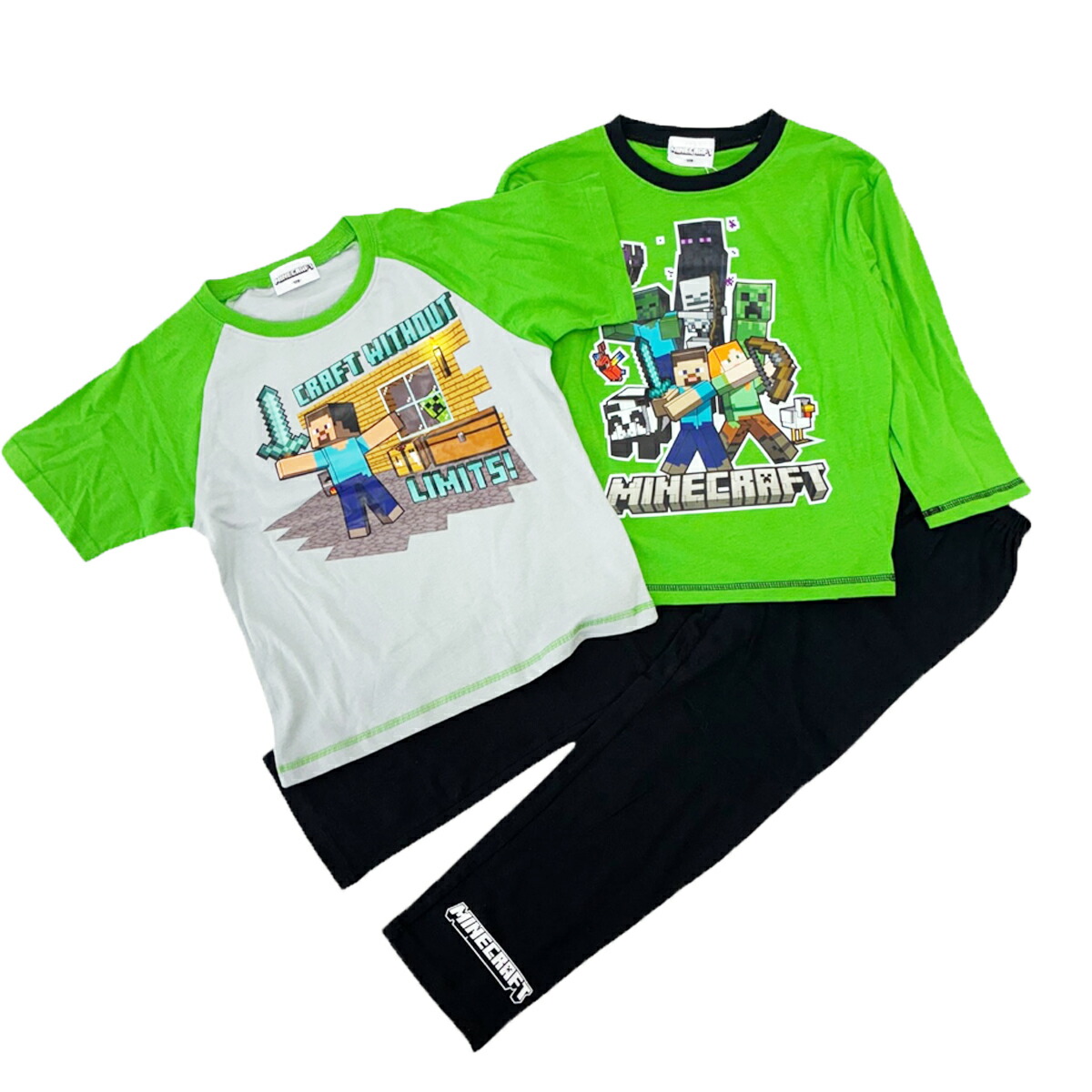 🆕【⭐訂購⭐】  日本直送🌀#Minecraft 家居服套裝 (1套3件)［2款選］🌀[PLCA-0219] [260421]