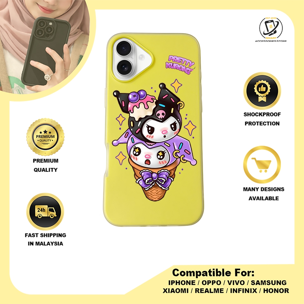 JELLY CASE PHONE FOR IPHONE - DESIGN KUROMI A
