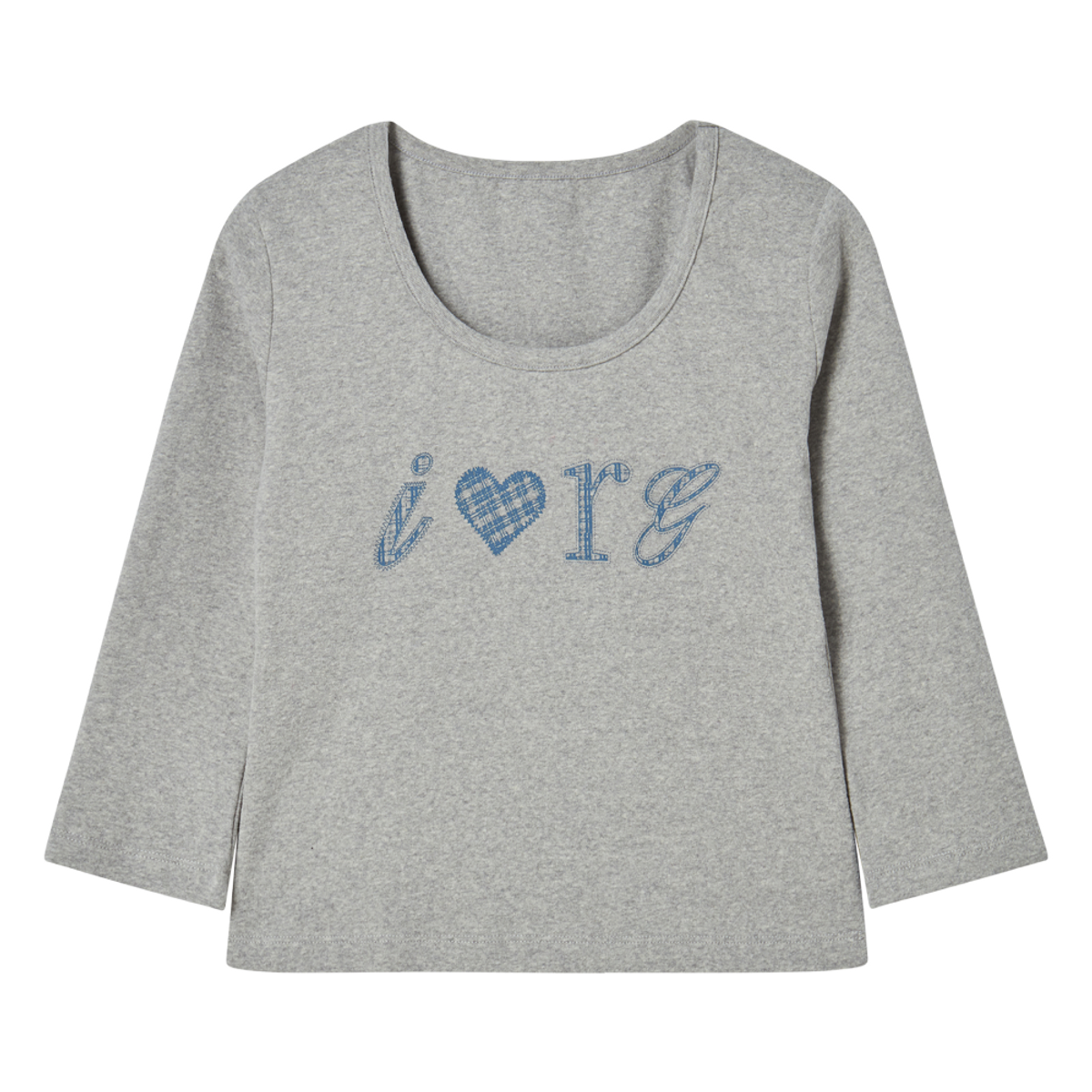 [Rogin & Rosie] I Luv RnR Check Point Long Sleeve (4色)