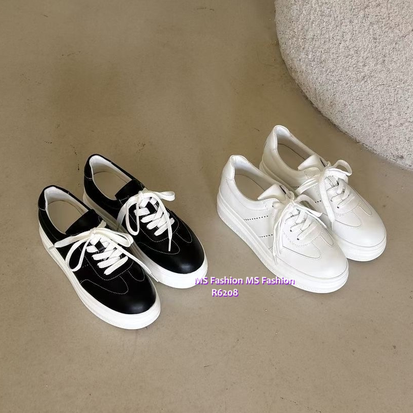 R6208 韓國🇰🇷真皮厚底sneakers