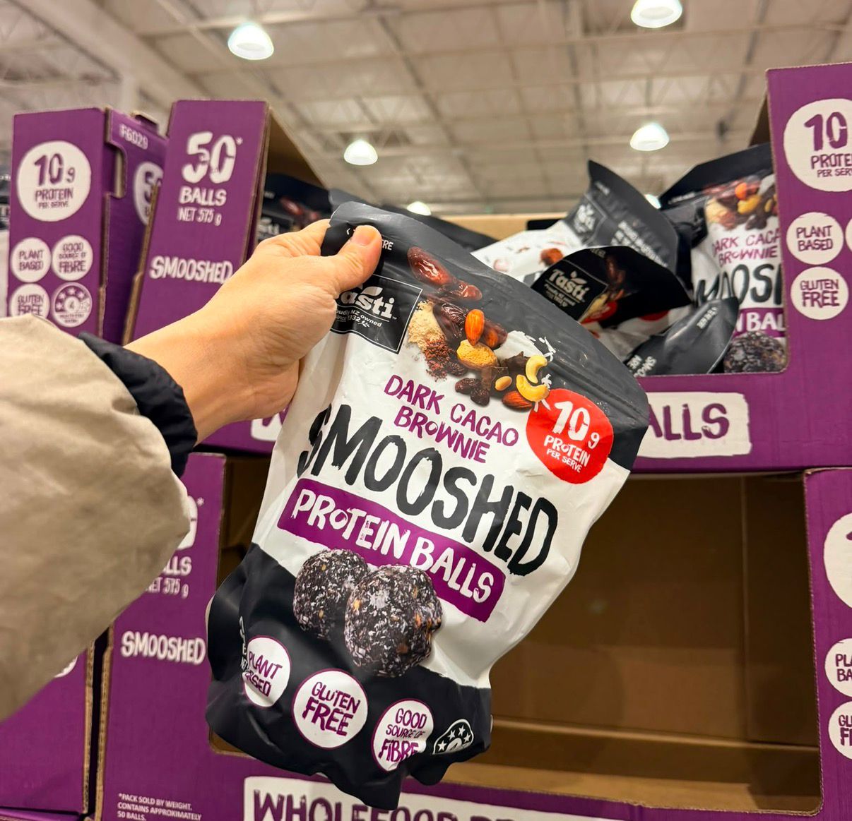 澳洲Costco │Tasti 蛋白能量球可可布朗尼 240g