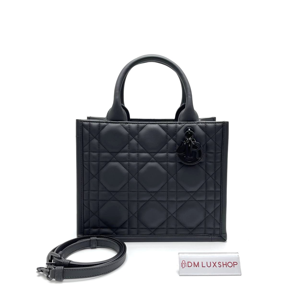Dior Black Ultramatte Small Book Tote