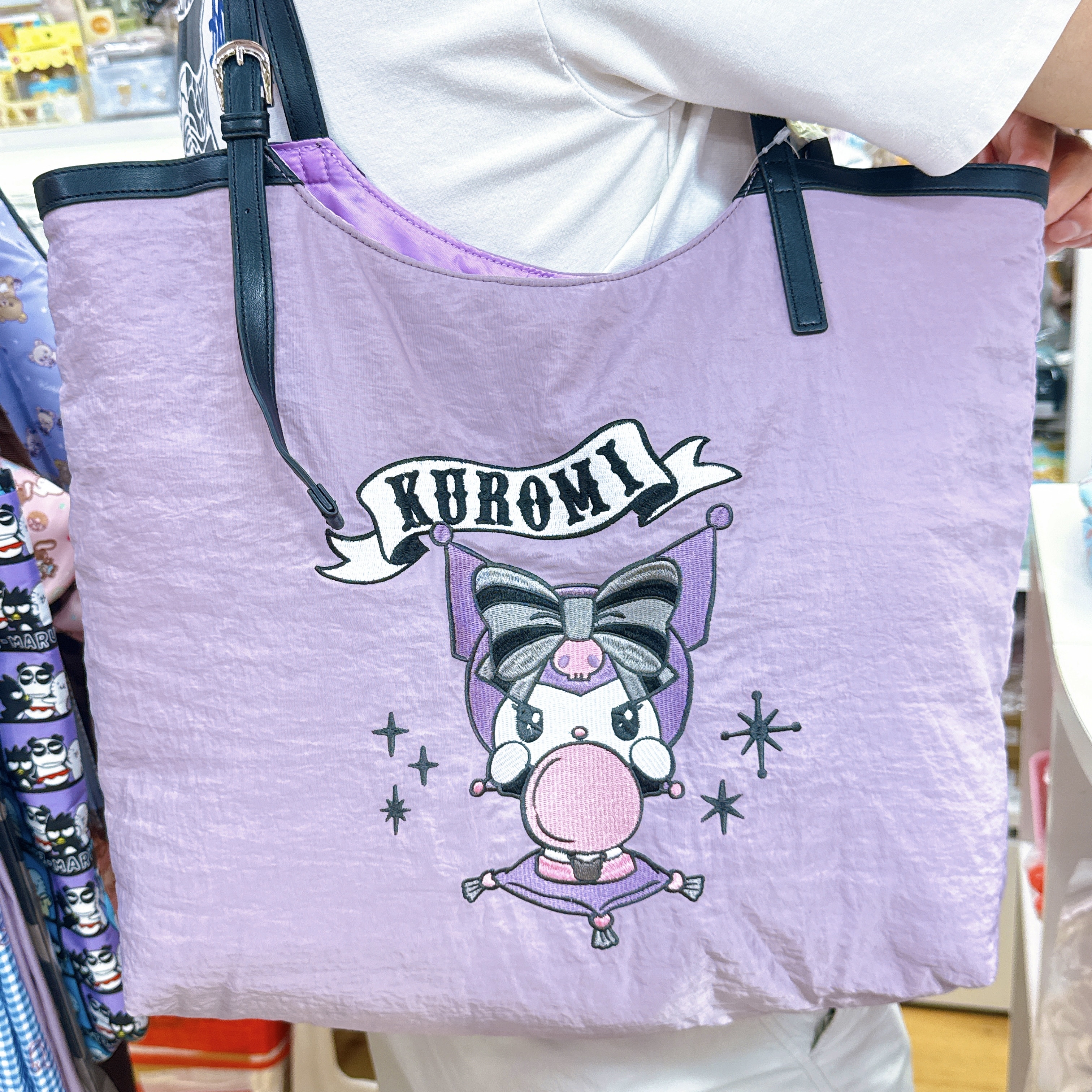 日本限定版Hello Kitty Kuromi側揹袋