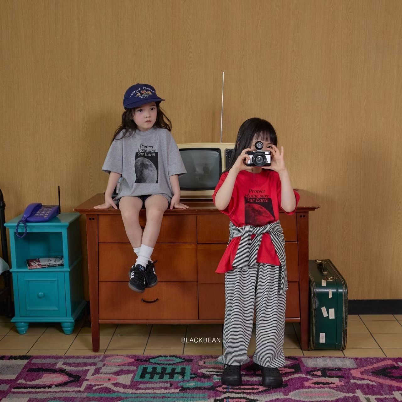 🇰🇷Blackbean&kids tee