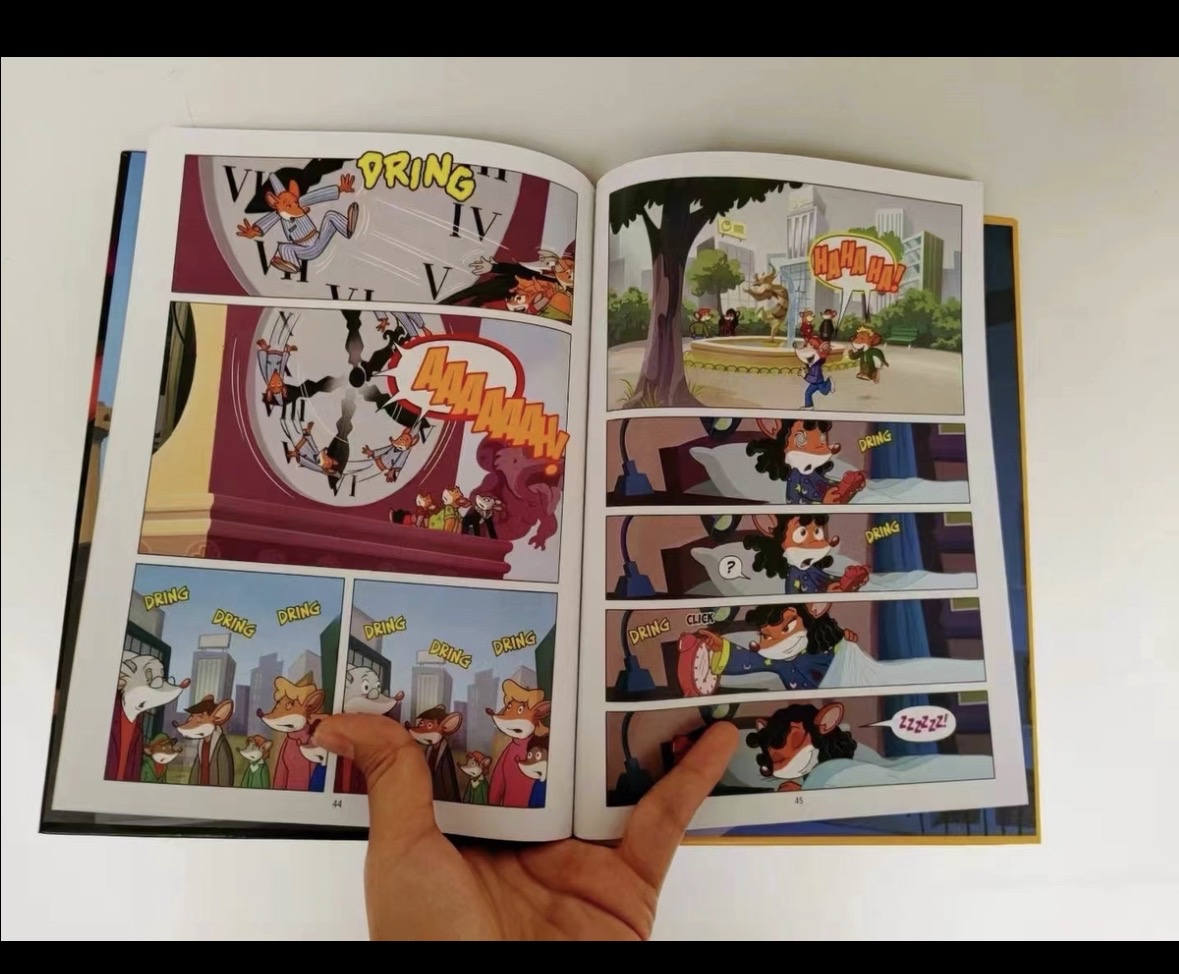 英‮原文‬版 Geronimo Stilton Reporter ​‎͏ ​ Graphic Novels 9冊 精裝‮老 ‬鼠記者 全彩​ 冒‮漫險‬畫繪本‮小版‬說 中小學‮外課‬讀物  ‮  ‬       ‮  ‬   ‮  ‬       ‮  ‬   ‮  ‬  ‮  ‬  《老鼠記者Geronimo Stilton Reporter》​