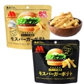 日本MOS BURGER袋裝薯條 50g 日本MOS BURGER淡鹽味炸洋蔥薯條零食40g 一套三包