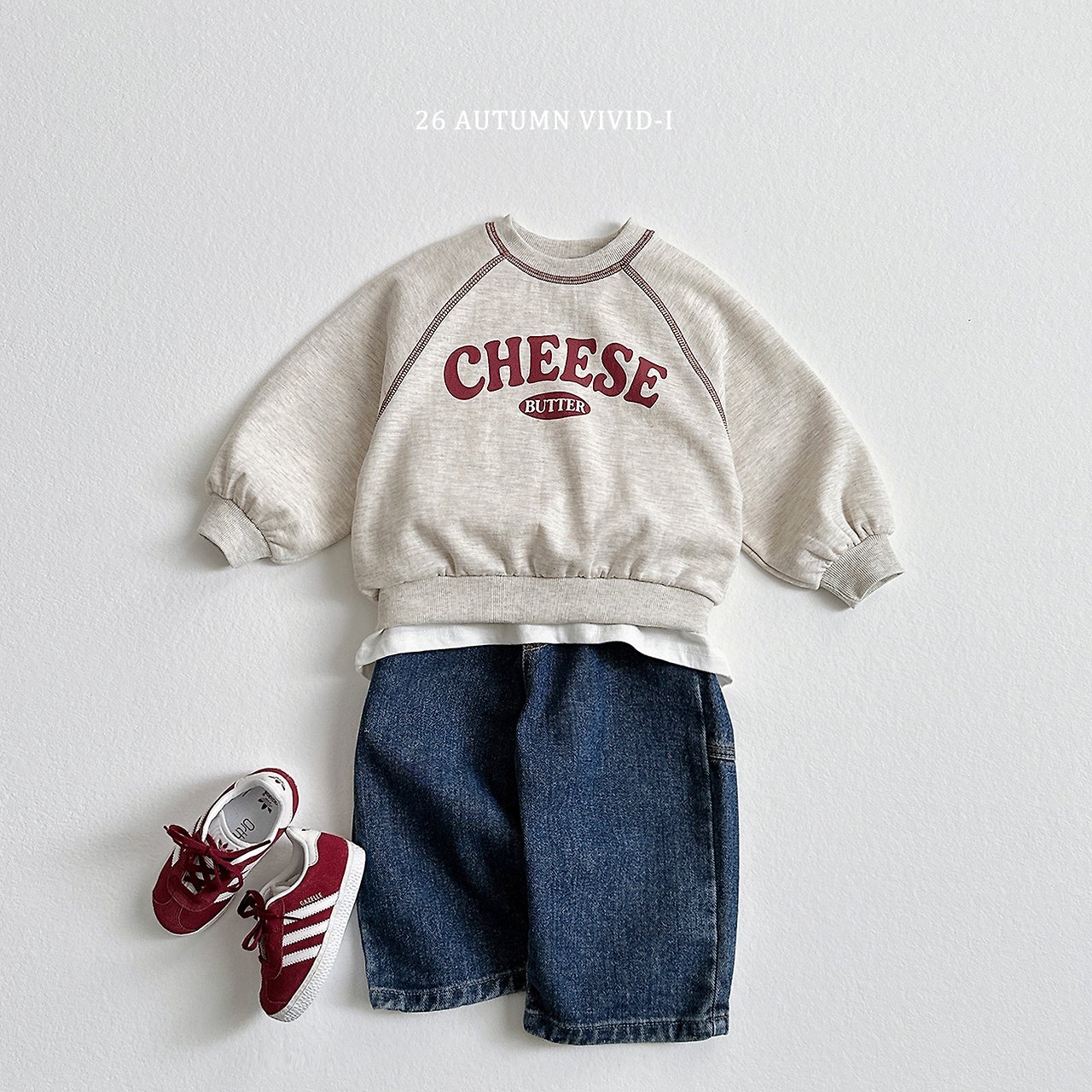 Vivid | Cheese stitch man to man