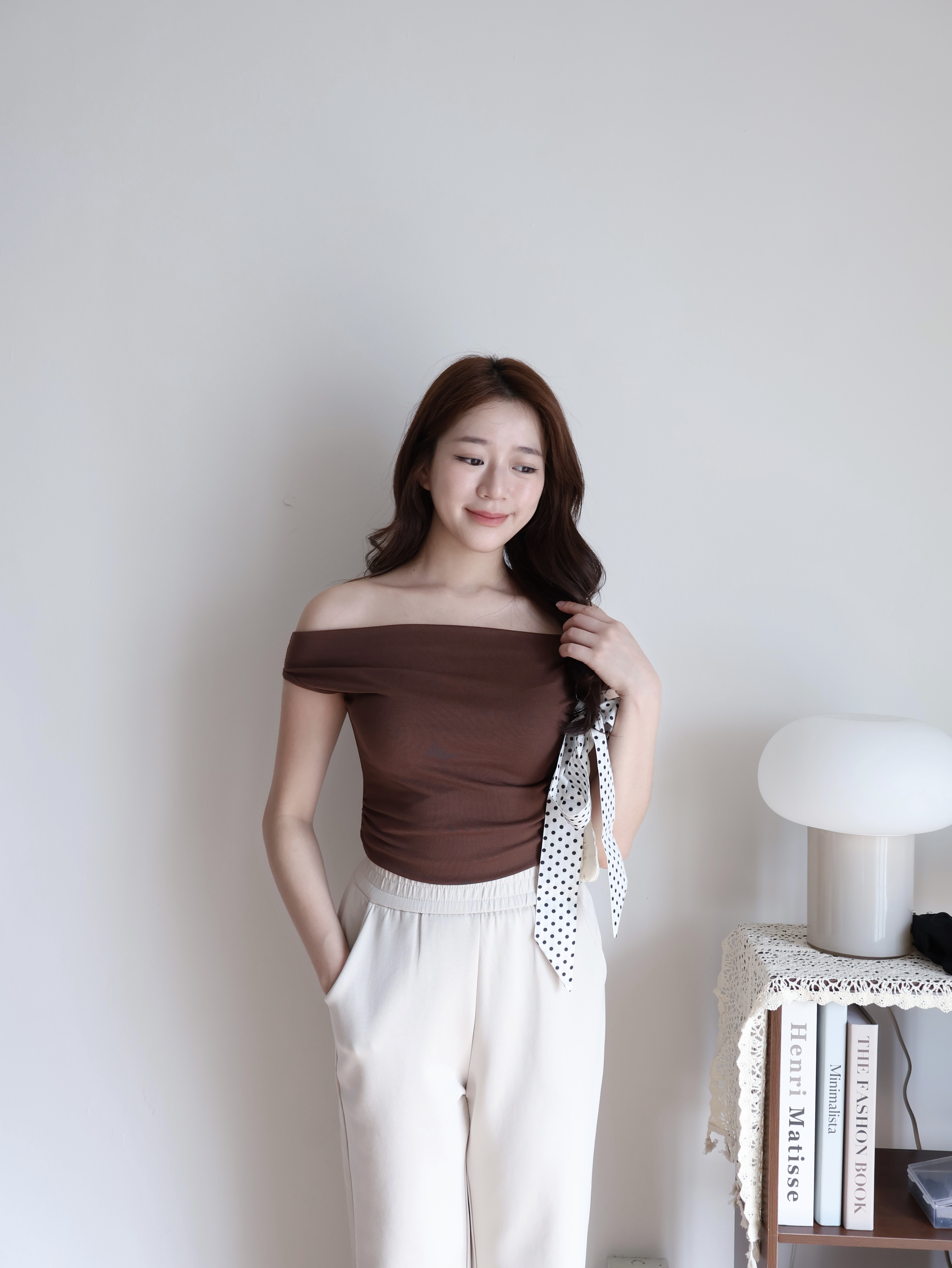 Rosie Cropped Top | Khaki