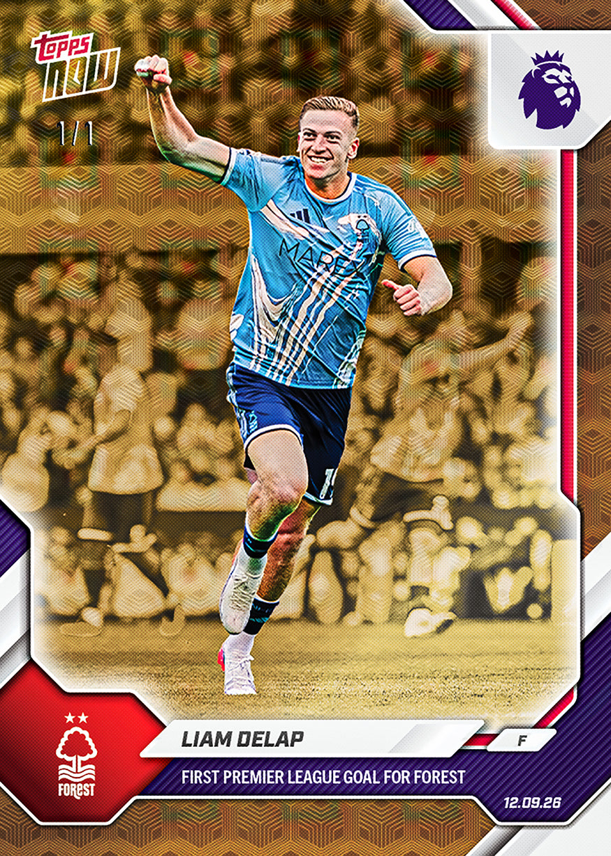 Liam Delap - 2026-27 Premier League Topps NOW® #Card 25【團購】