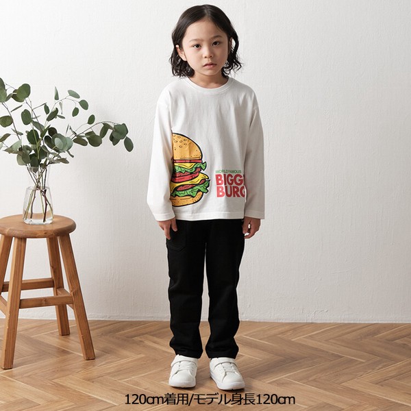 🆕【⭐訂購⭐】🇯🇵日本直送 寬鬆版型 漢堡大印花長袖Tee［2款選］🌀 [ELAA-0286][260228]
