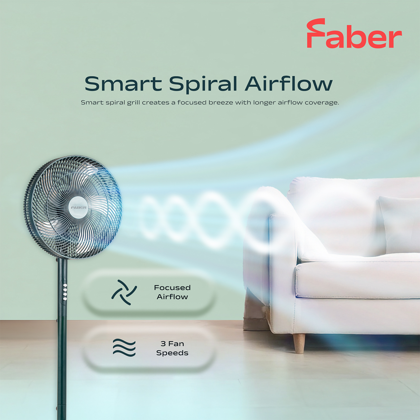 Faber 16" Bliss Stand Fan FSF 3616WH
