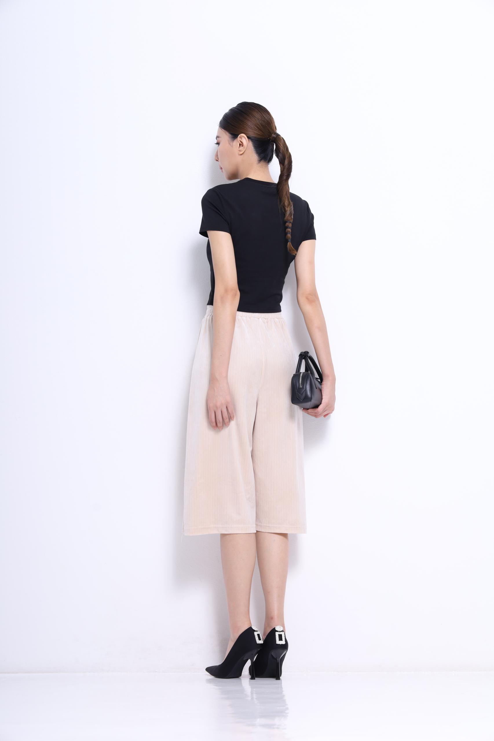 独家绒布裤子 1596