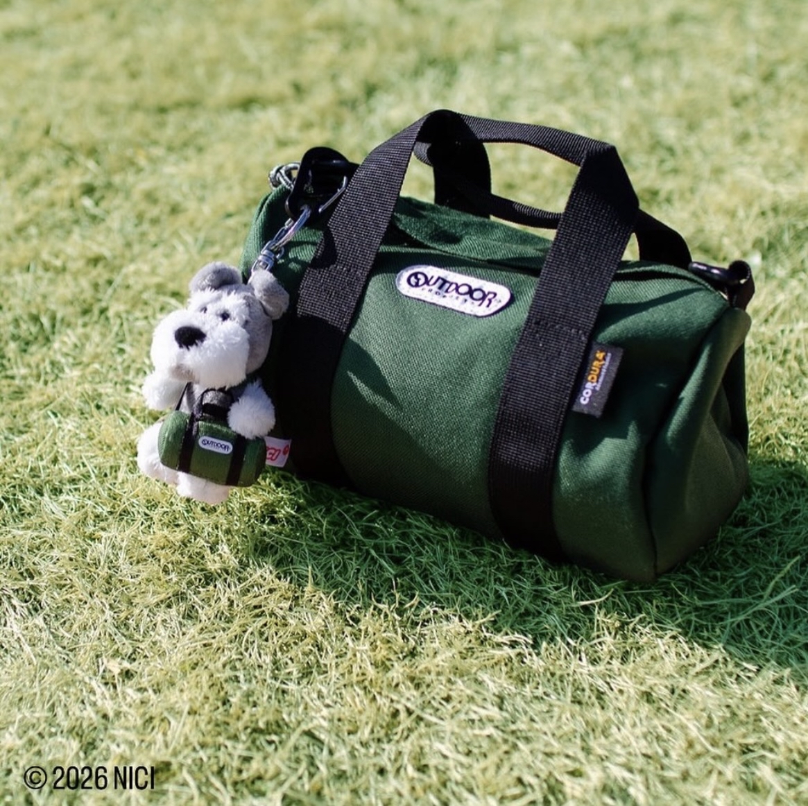 日本預訂📍日本NICI x Outdoor斜咩袋造型公仔吊飾