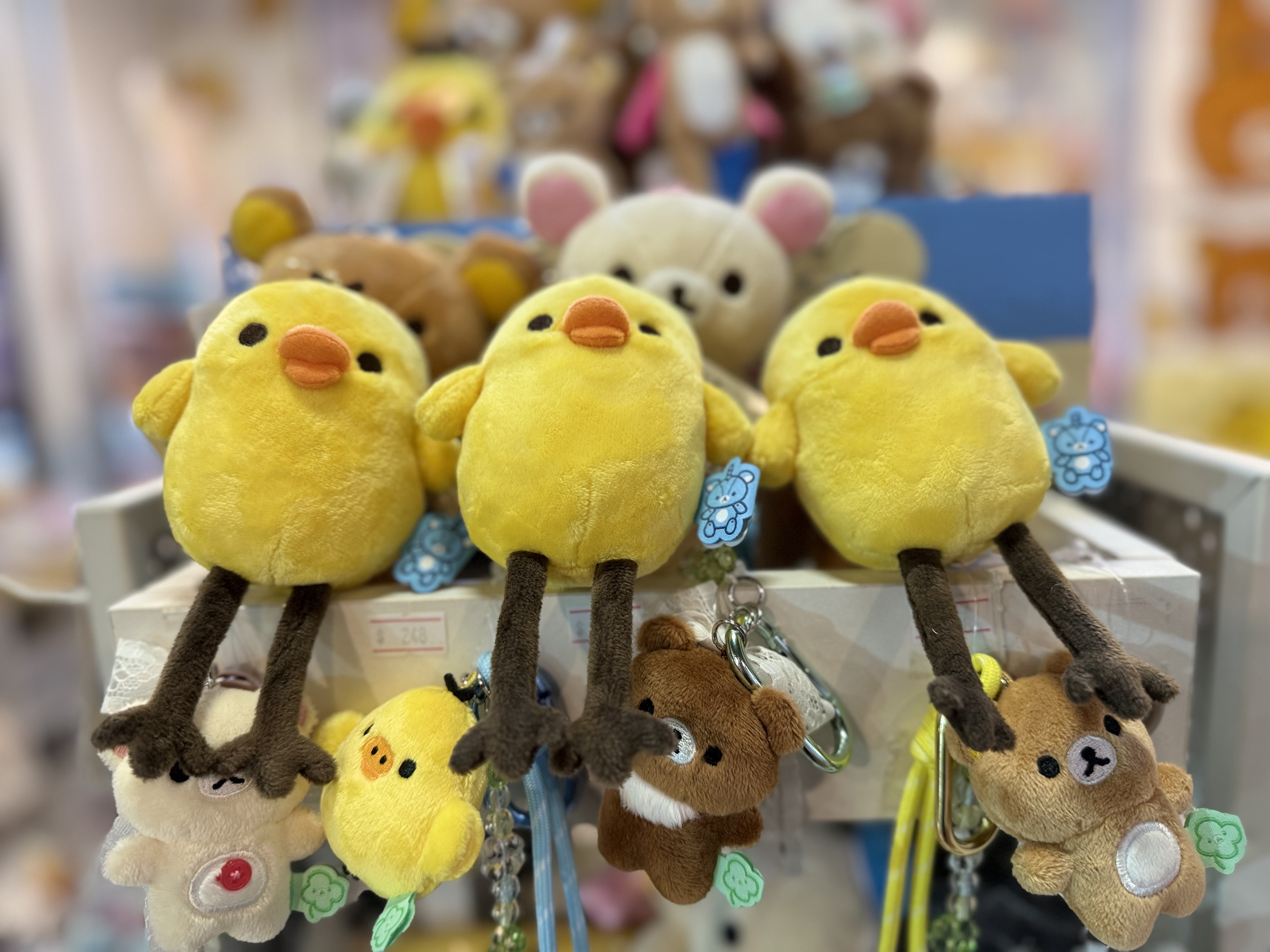《現貨》全新rilakkuma 實驗室系列小雞長腿掛飾