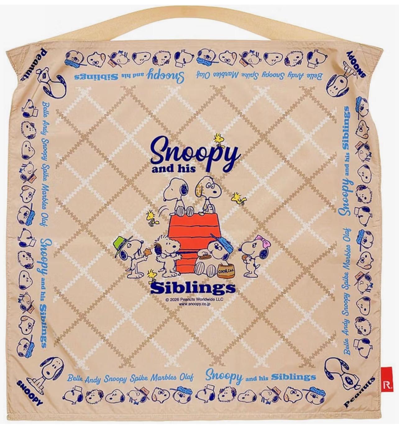 【ROOTOTE】TABLO 50超輕量絲巾袋系列-Snoopy（6色可選）