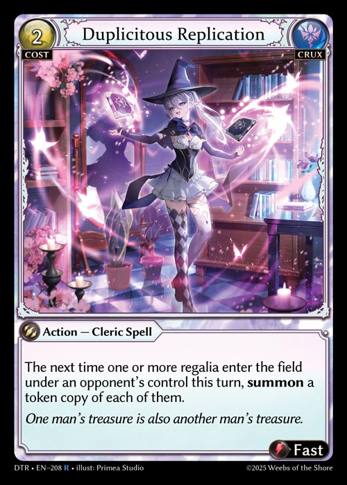 Duplicitous Replication / DTR-208 (R)