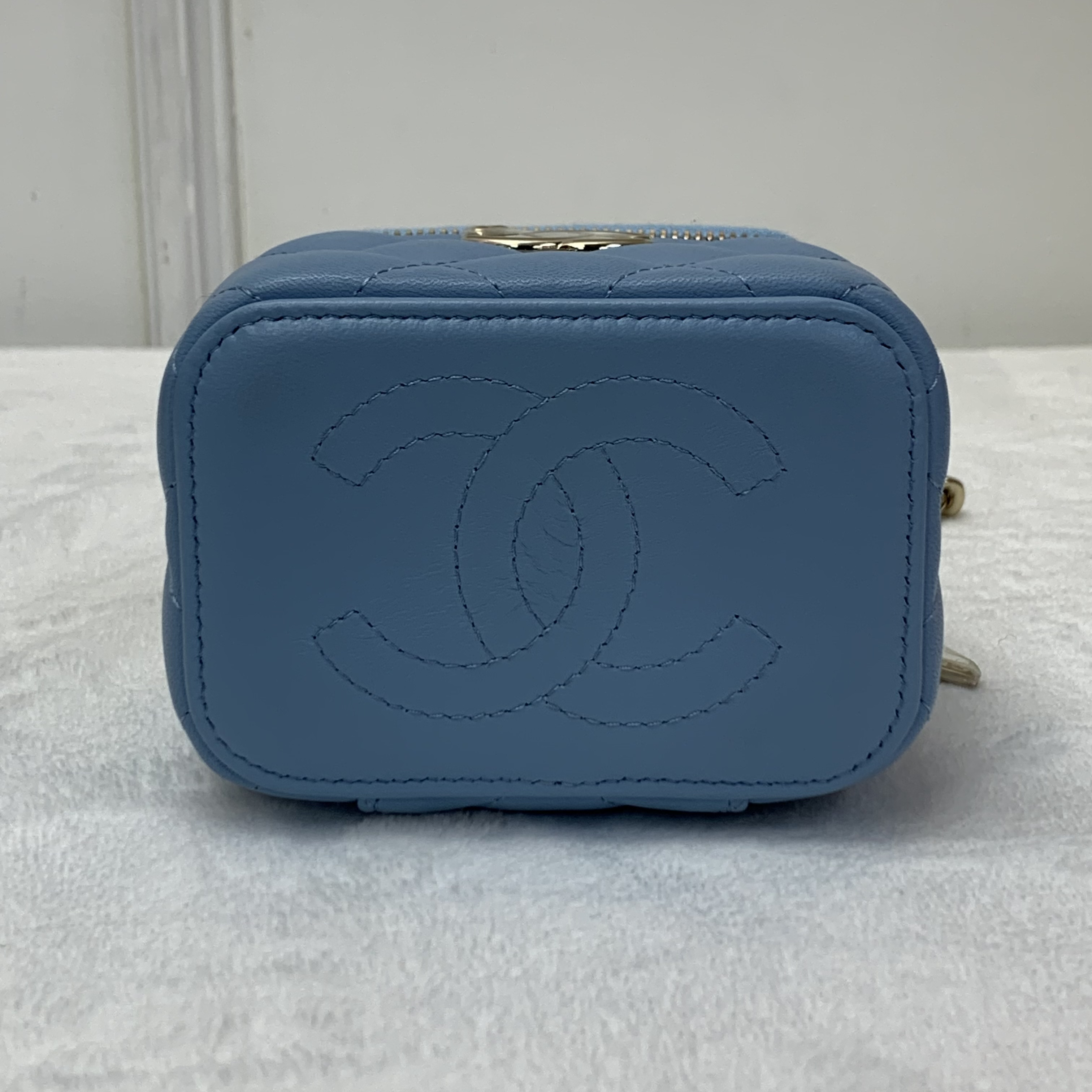 CHANEL COCO鏈縧小盒子 化妝包有鏡膜