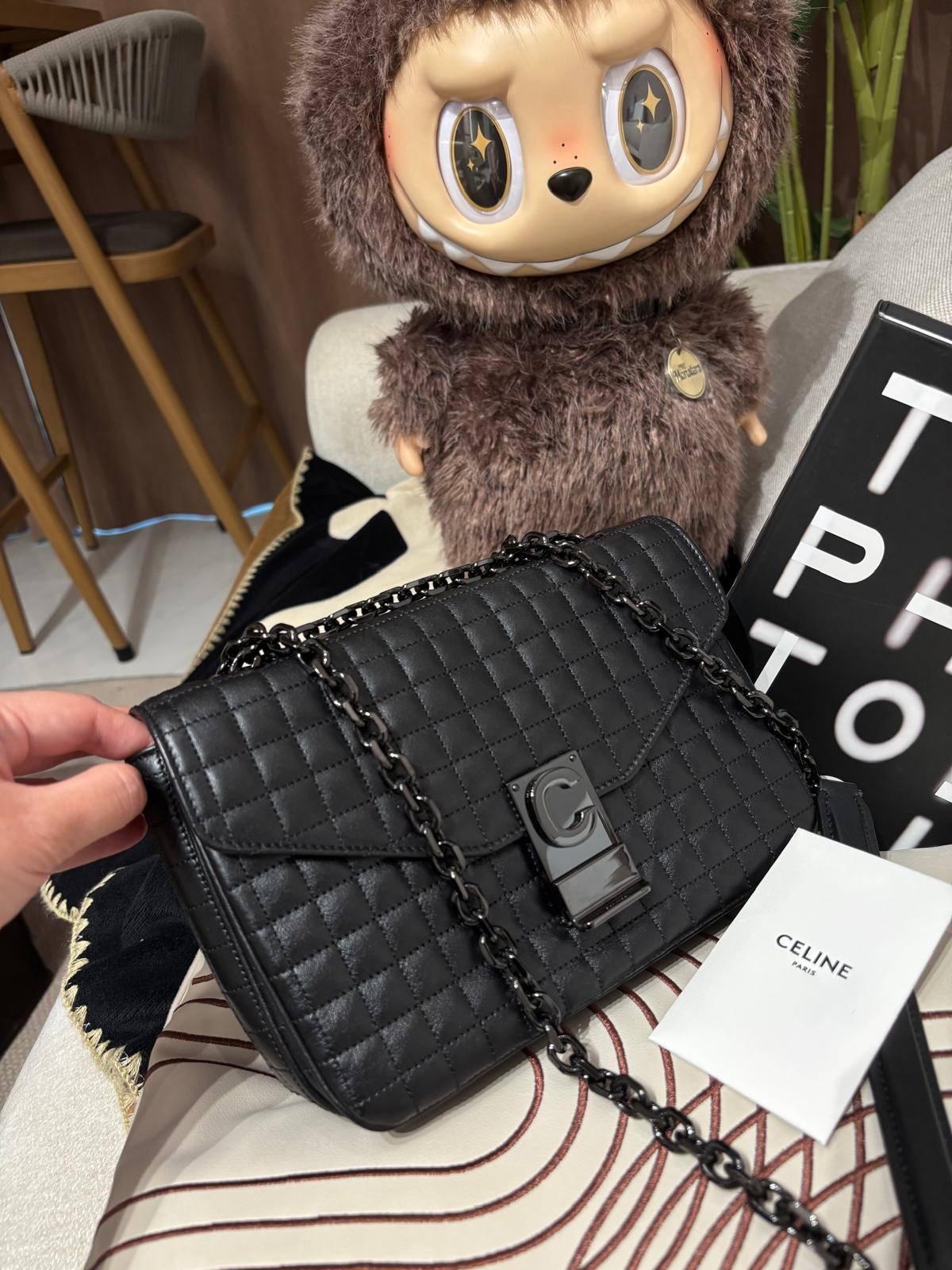 未使用品 Celine So Black Calfskin Shoulder Bag 100%Authentic, Unused ✅Dust bag