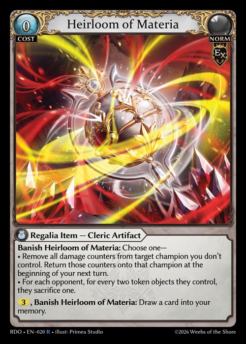 Heirloom of Materia / RDO-020 (R)