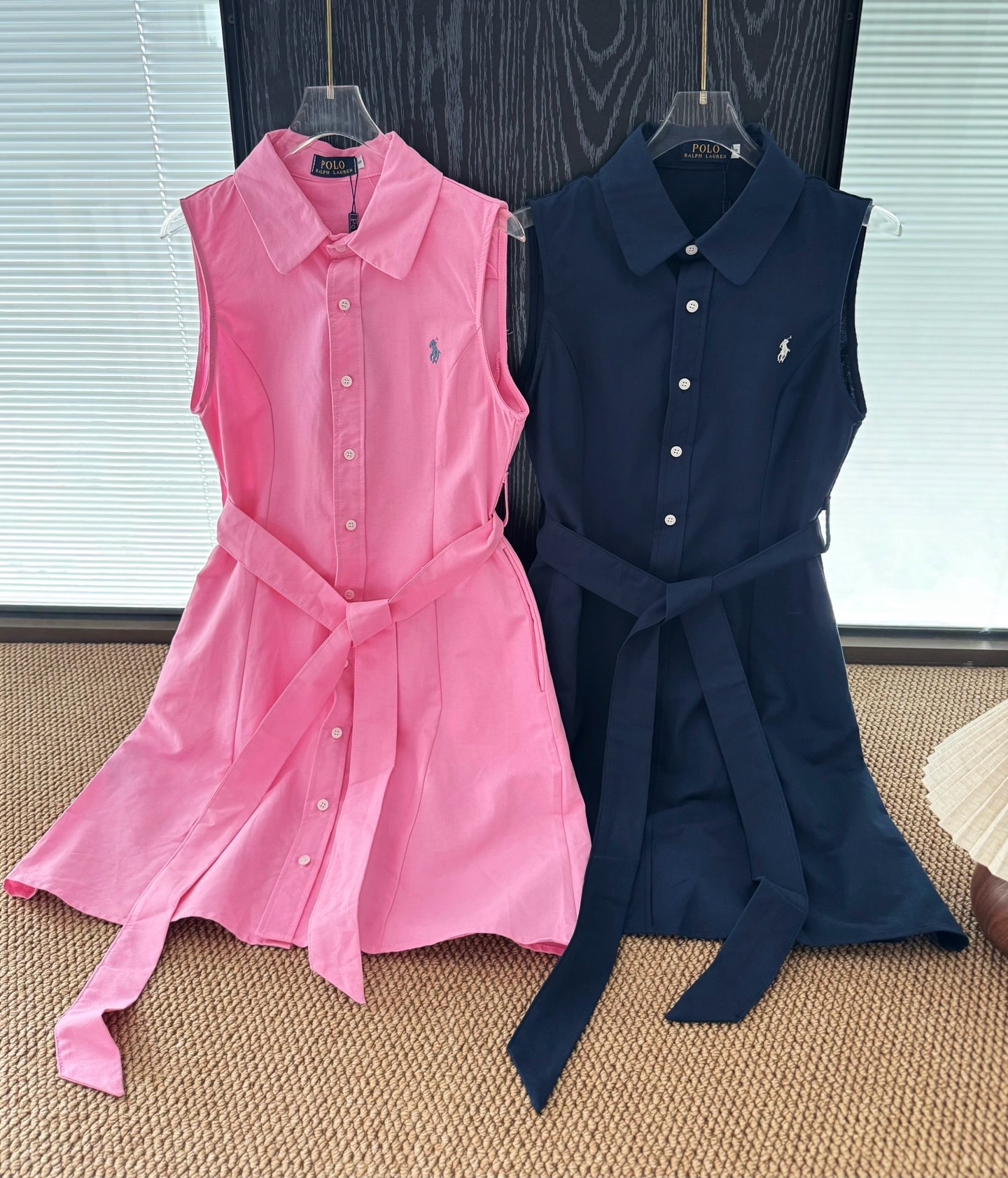 $230條。🌟 高品質 Po lo 刺繡無袖襯衫連衣裙 🌟