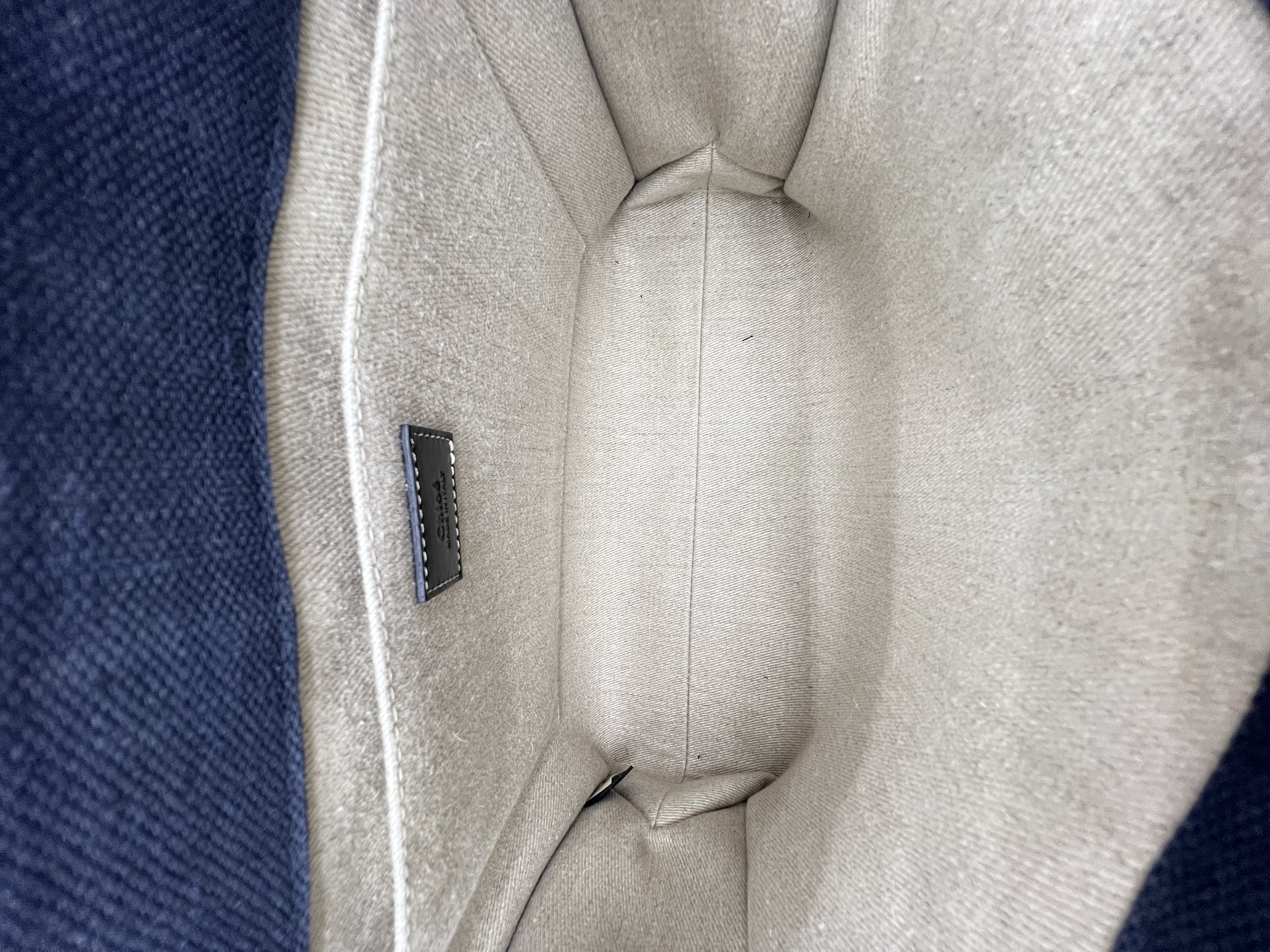 Pre-Owned Chloé Woody Medium Denim Tote Bag / Product Code: 26041105