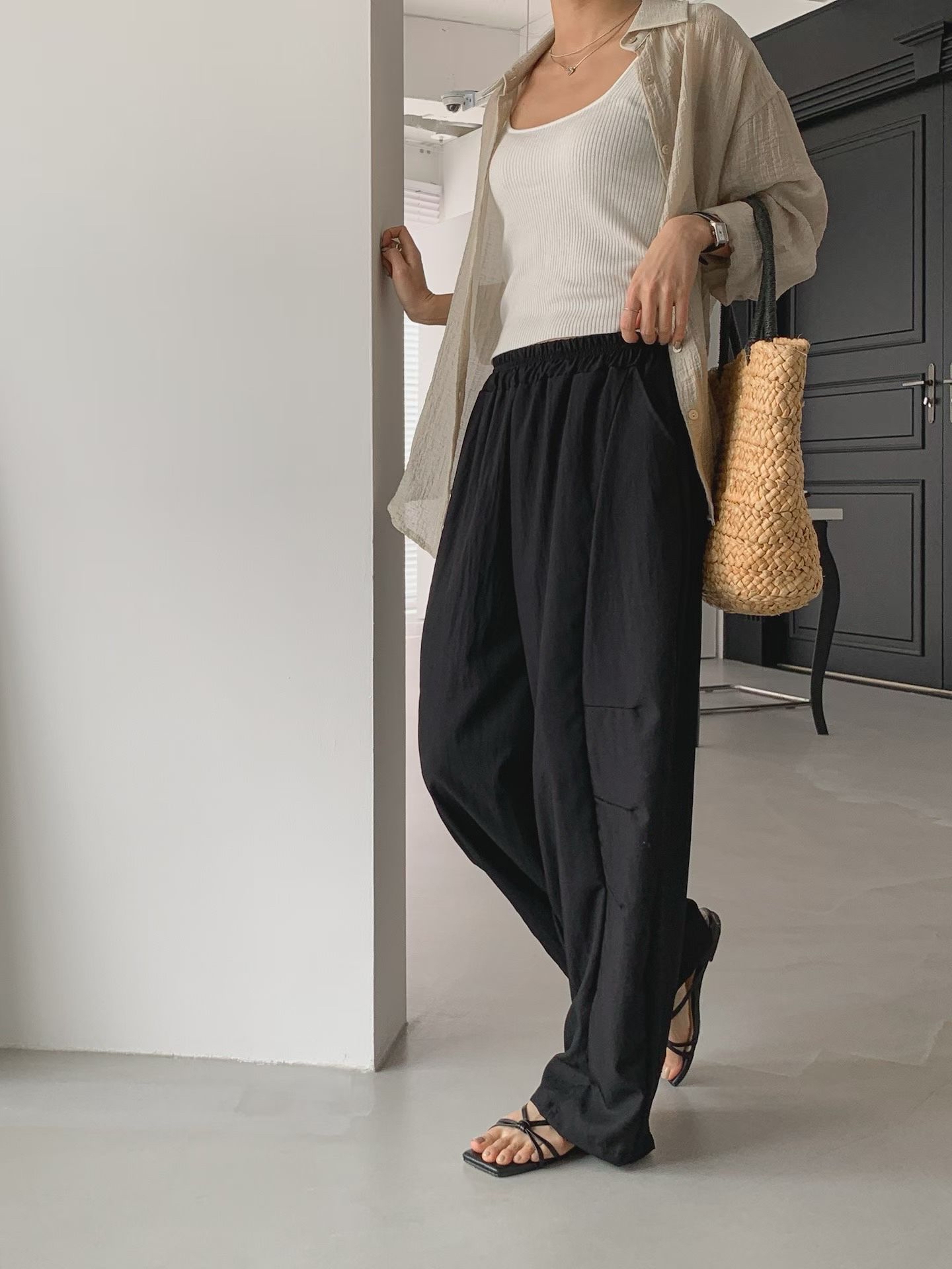 STG OS 單色斯文優皮褲