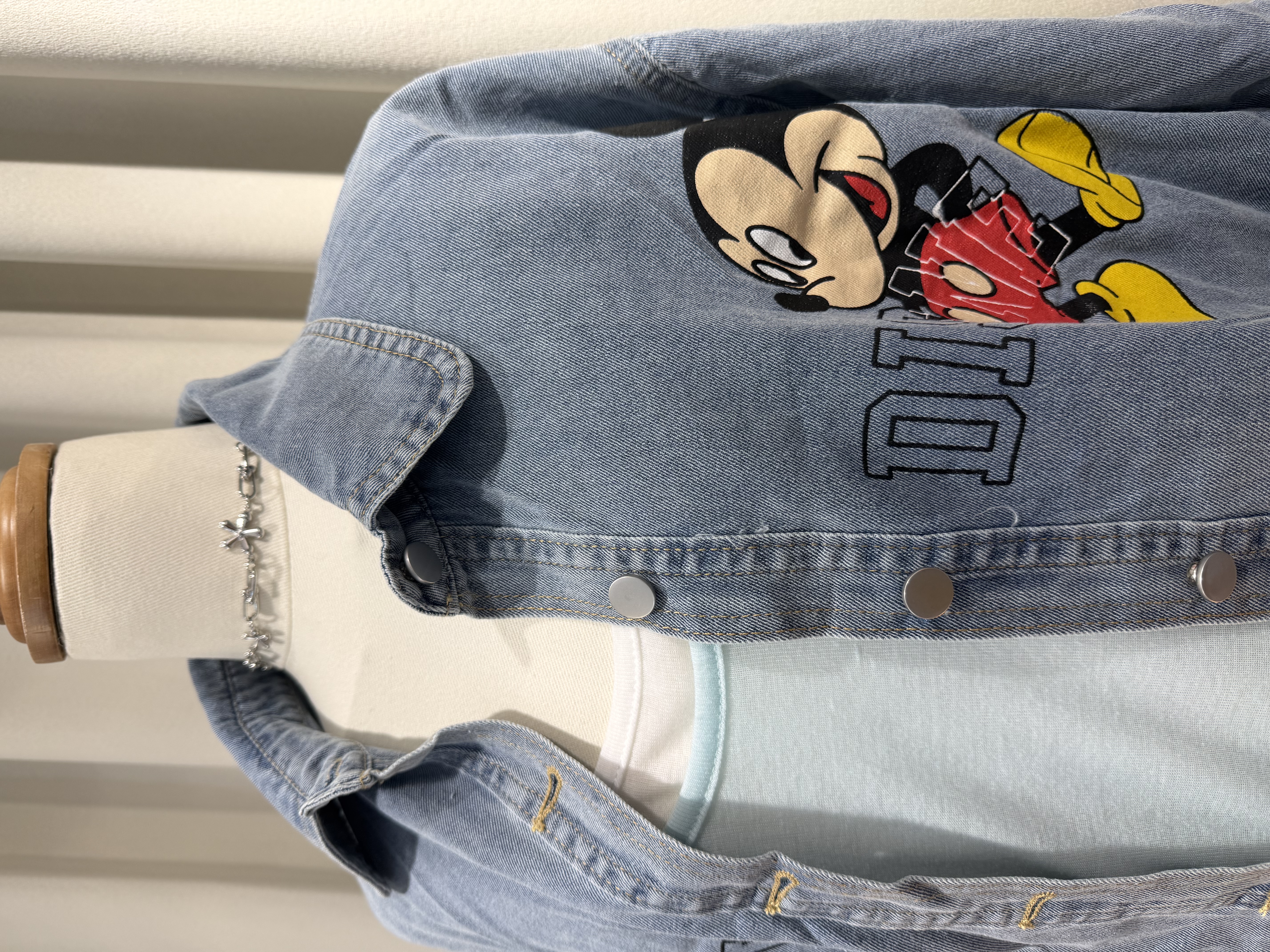 復古米奇牛仔外套