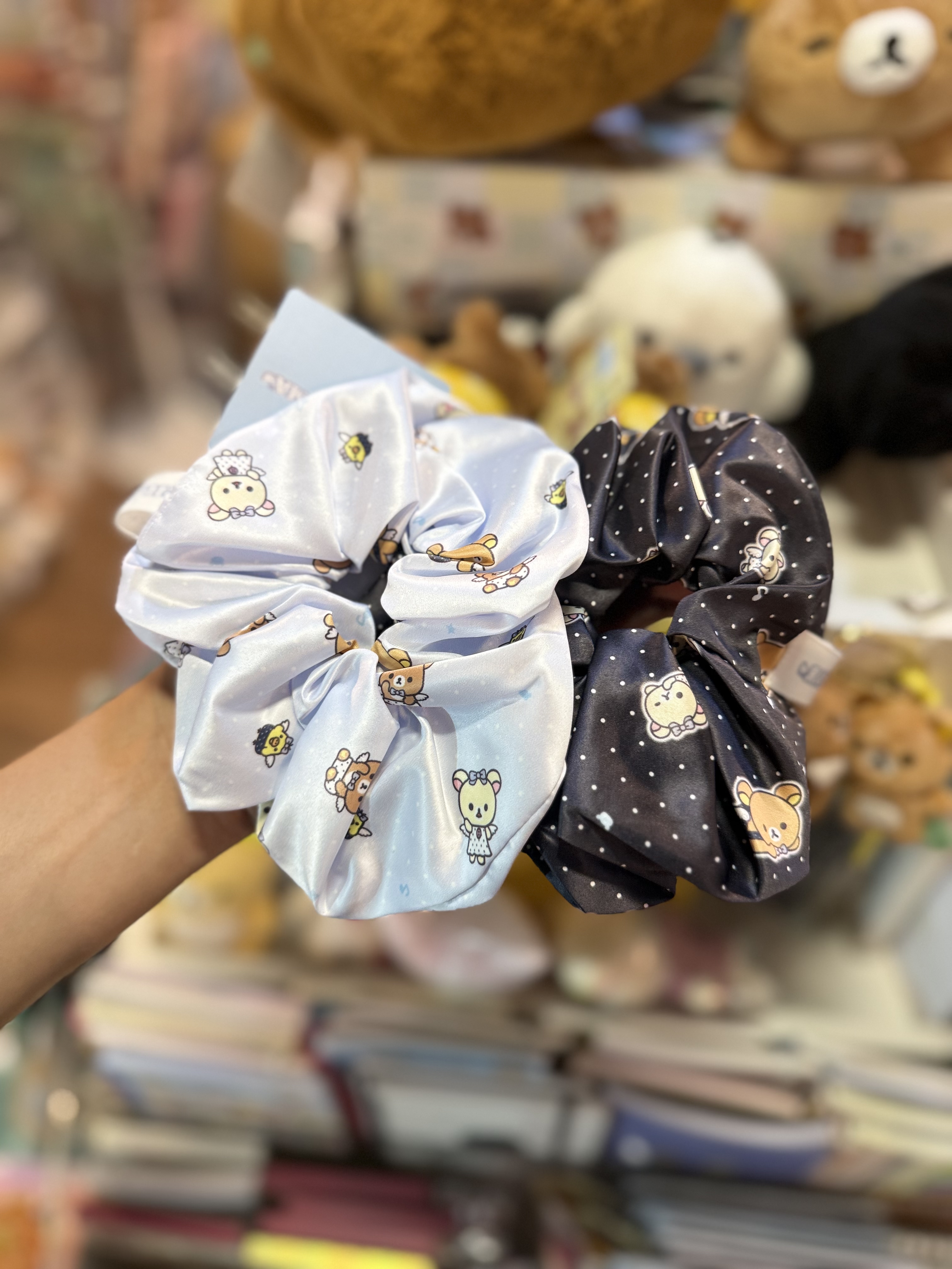 《現貨》全新Rilakkuma 黑白波點天使系列橡筋