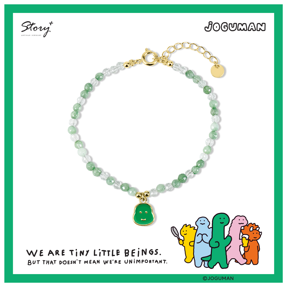 📦訂購 台灣限定 STORY 故事銀飾 x JOGUMAN BRACHIO款 天然水晶手串