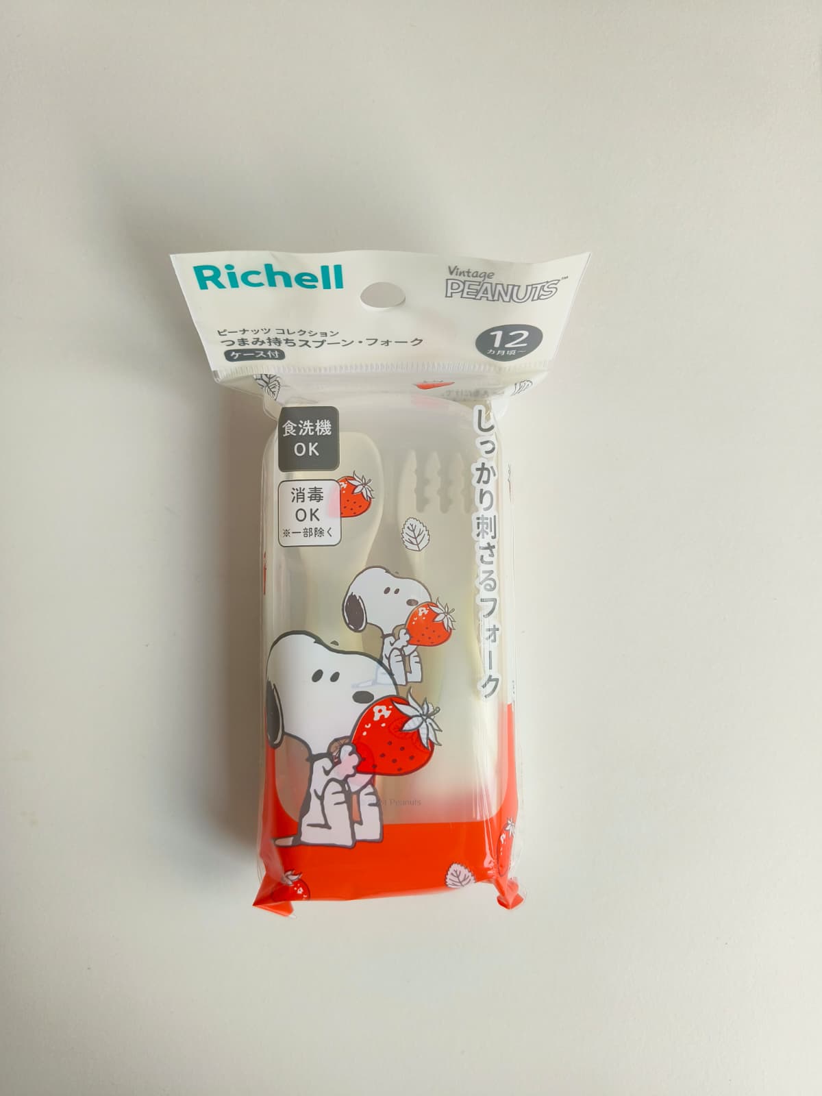 Richell Snoopy外出餐具