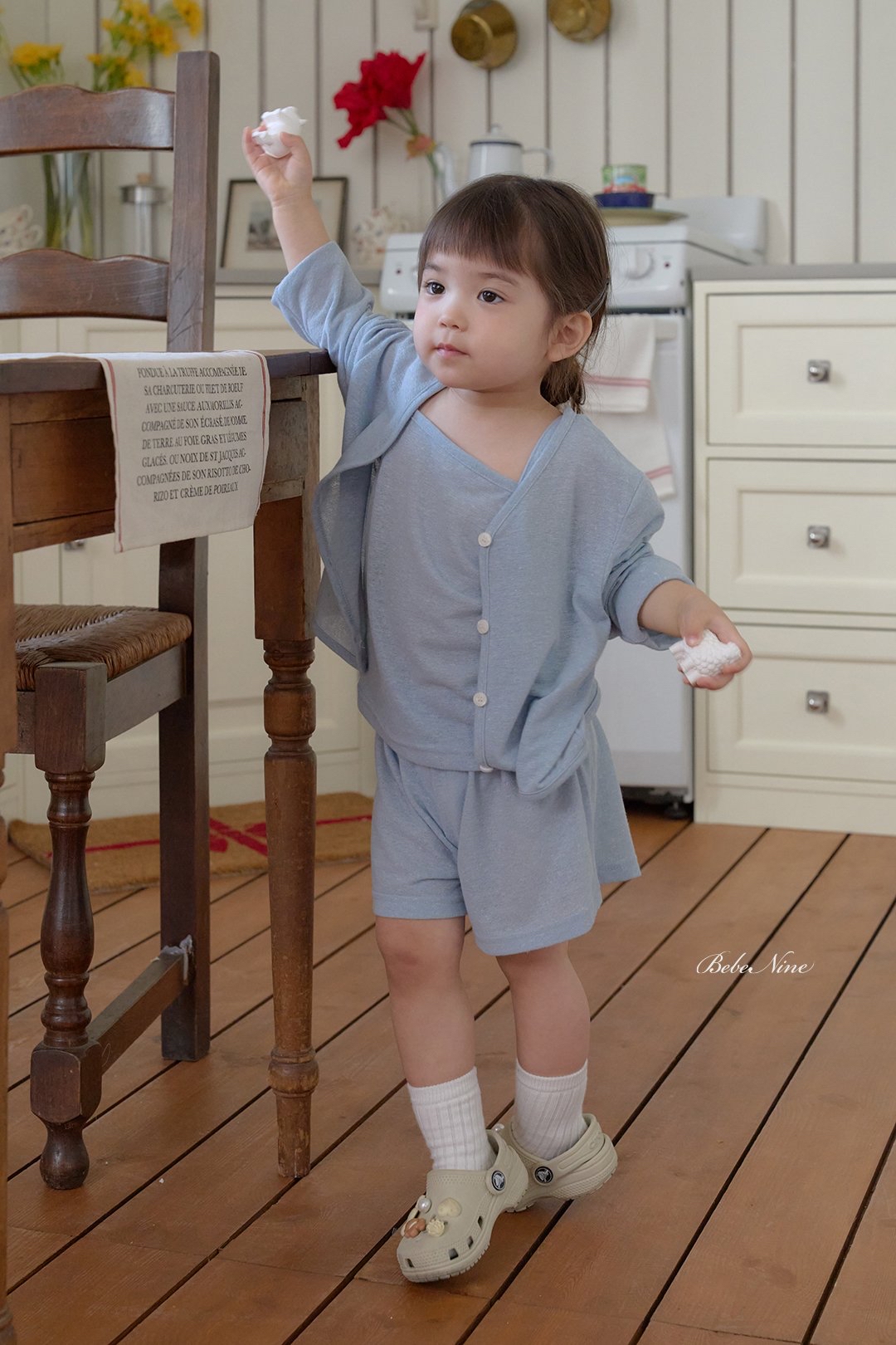 🇰🇷bebenine set (背心+外套+短褲）