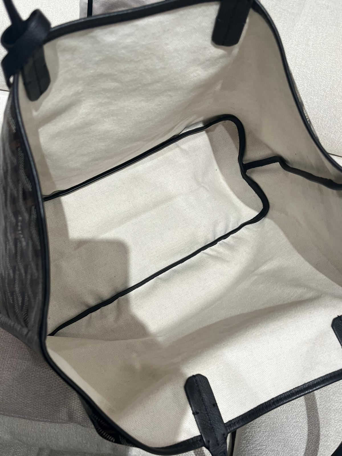 未使用品 Goyard saint Louis pm tote bag Noir 100%Authentic,Unused 未使用品✅24收據✅dust bag 