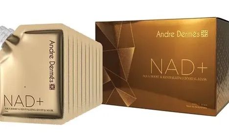 $220盒。Andre Dermes NAD+黑金版全效逆齡光感肌面膜(1盒10包)