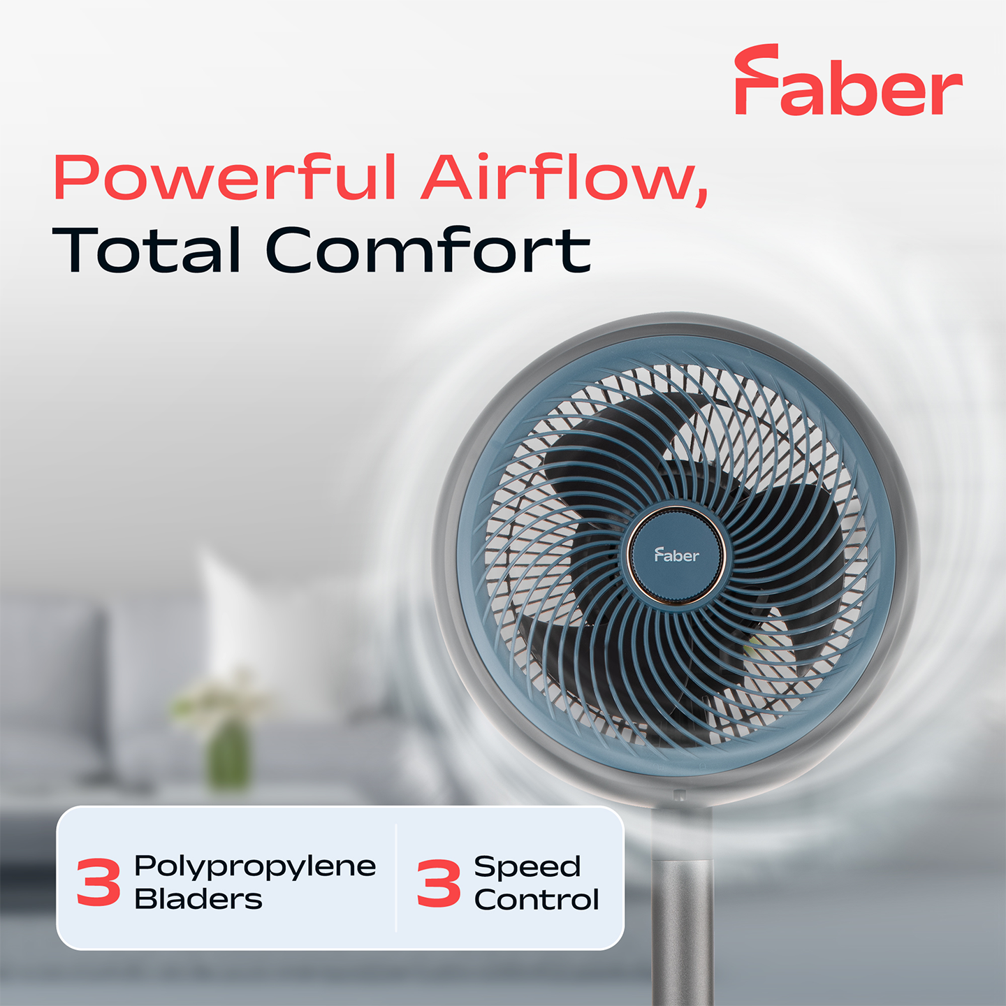 Faber 8" Scento Stand Fan FSF C5311