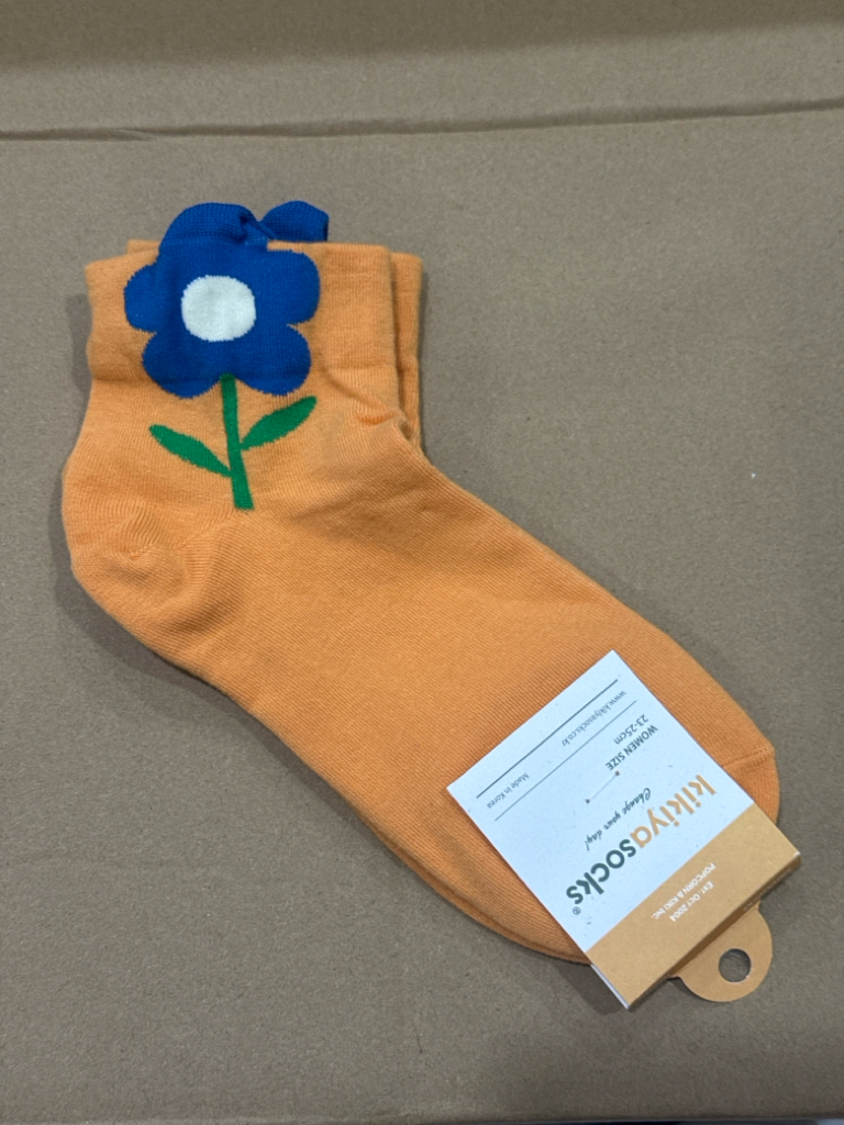 Kikiya Mid Socks Flora Steps