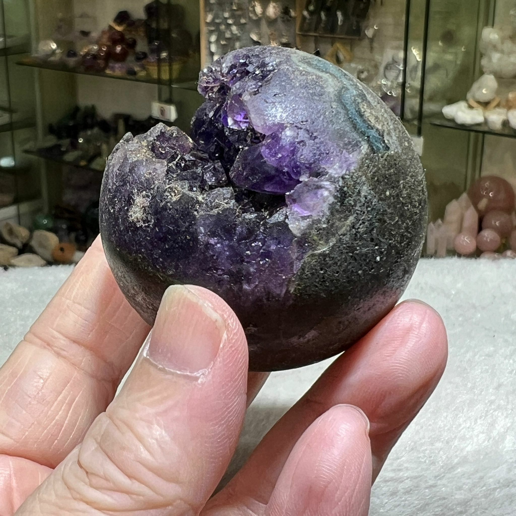 紫晶開口笑 4.8cm+/-