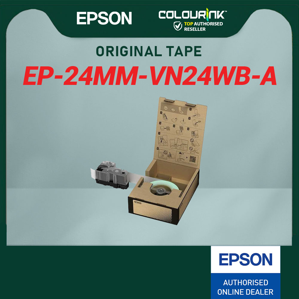 Epson Original Vinyl Laminated Sticker LK-Tape 4WBVN 5WBVN 5YBVN 5WBVN 6YBVN 7WBVN 7YBVN for Labelworks Printer