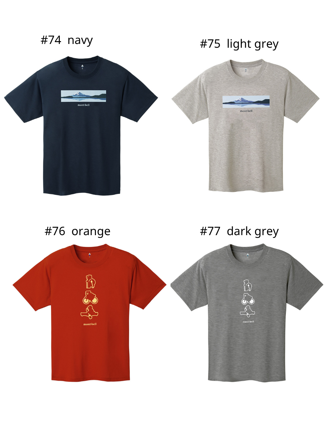 日本代購【 2026新款式 日本直送   montbell WICKRON 透氣 快乾 功能 T-Shirt  男女合穿  | mont-bell unisex print tee 】