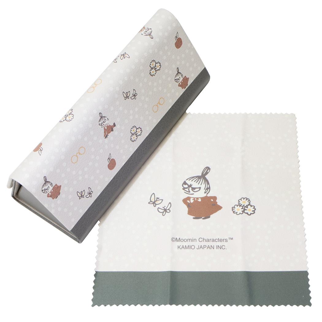 現貨｜Little My 阿美 Moomin 姆明 日版 可摺疊 眼鏡盒 + 眼鏡布 套裝 (230208)