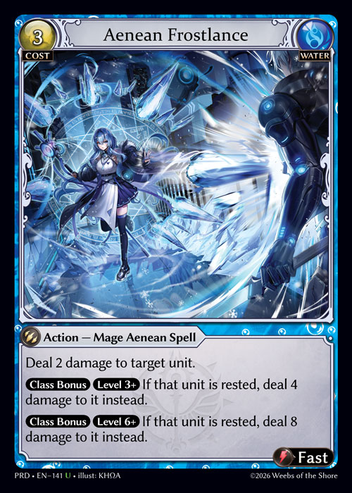 Aenean Frostlance / PRD-141 (U)