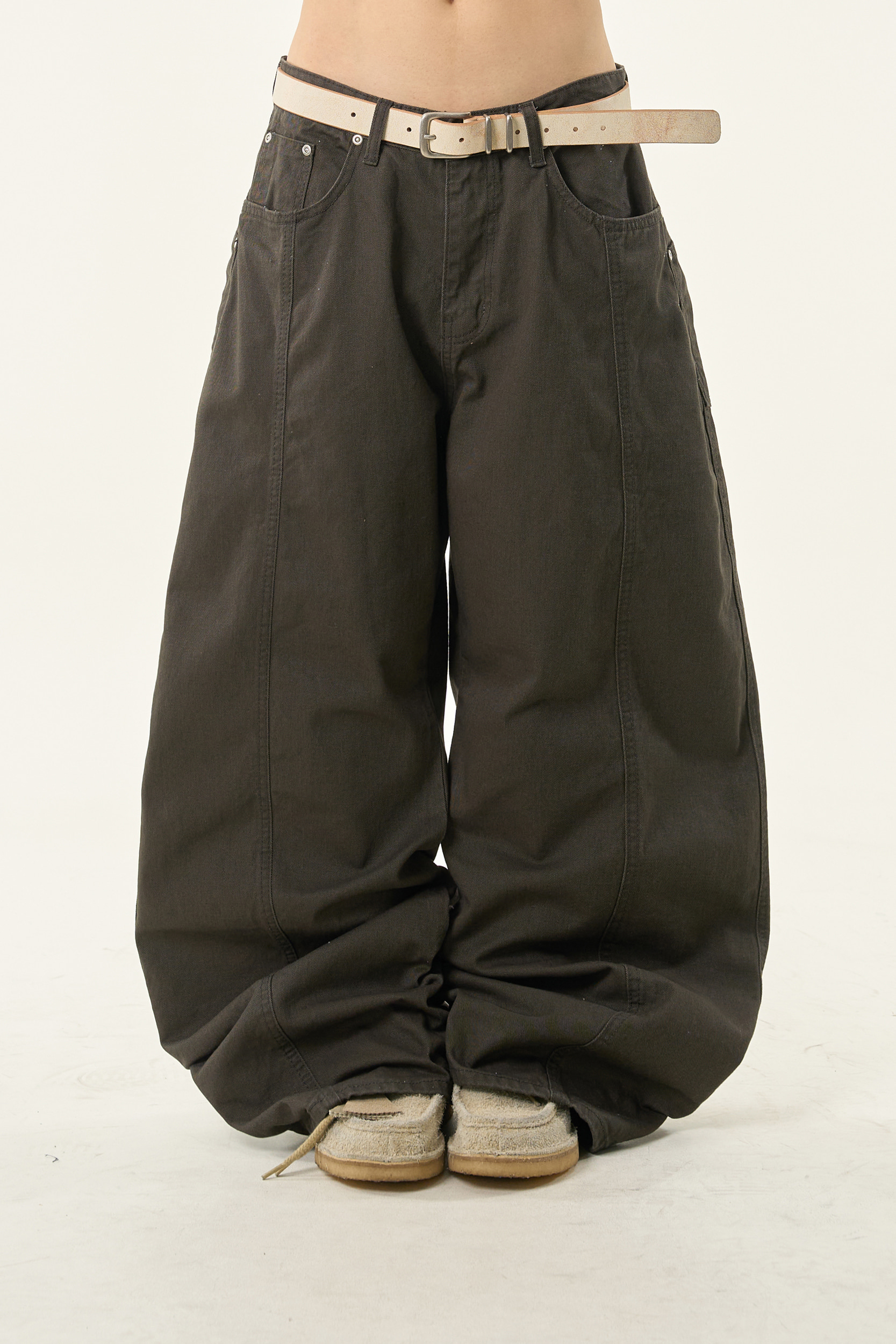 Side Pocket Wide-Leg Pants