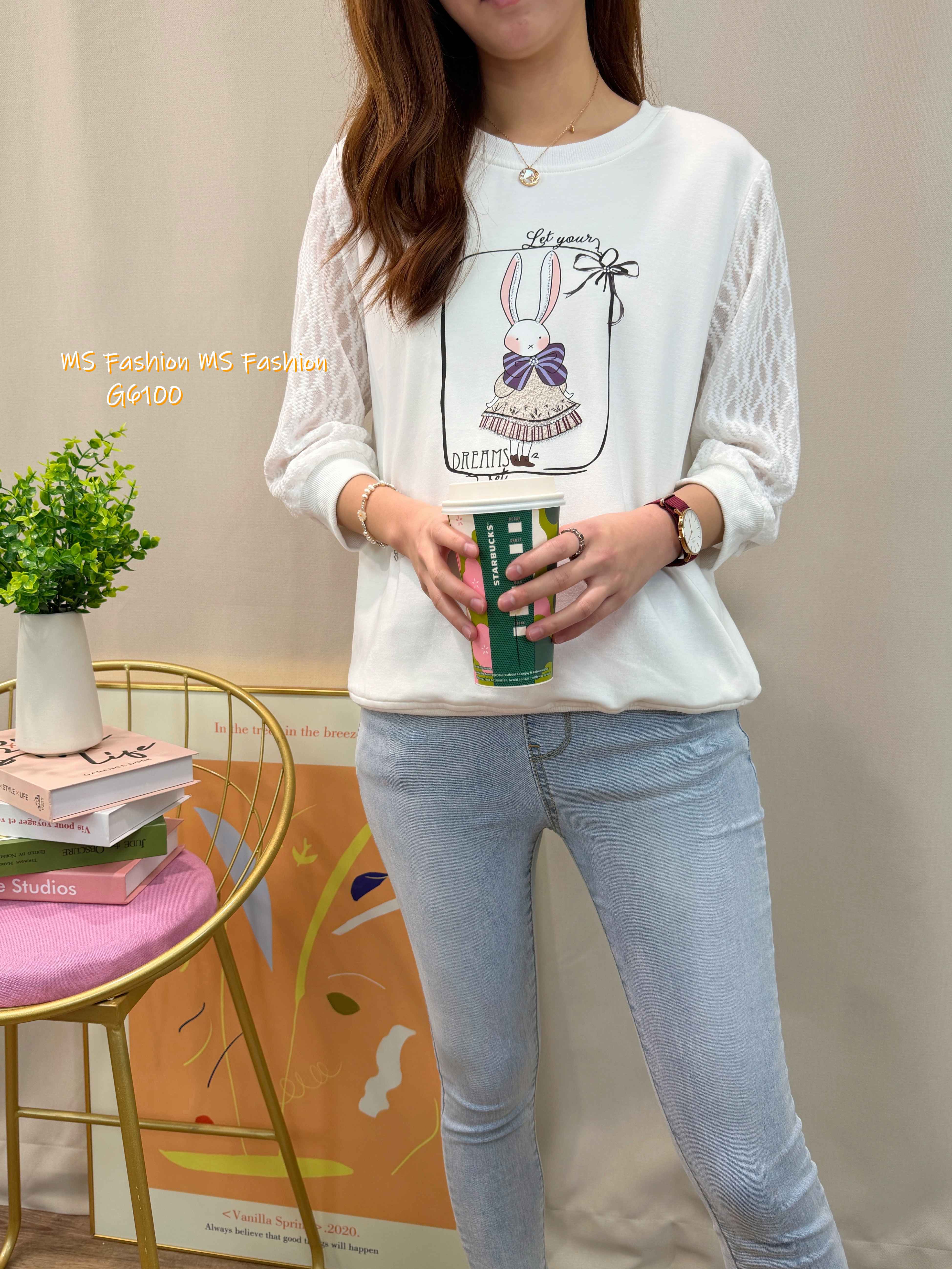 G6100 韓國🇰🇷可愛兔兔top